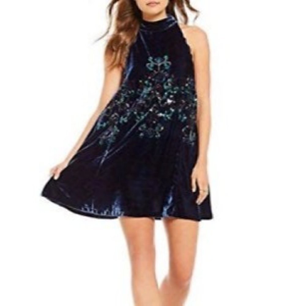 Free People velvet dress
